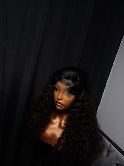 24” 5*5 Burmese curls swiz lace 300g